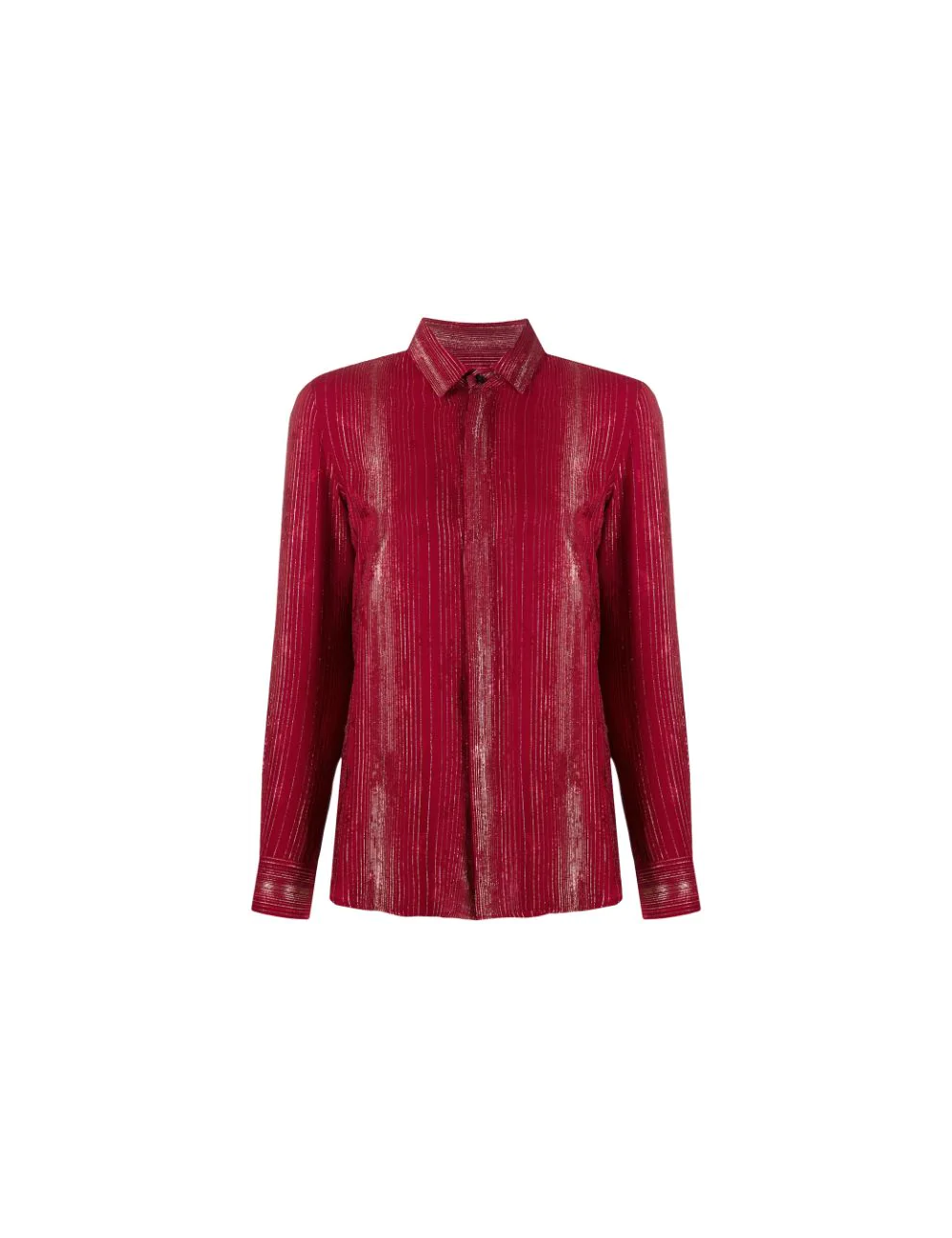 Chemise en soie rouge Saint Laurent - BIG BOSS MEGEVE Chemise en soie rouge Saint Laurent - BIG BOSS MEGEVE
