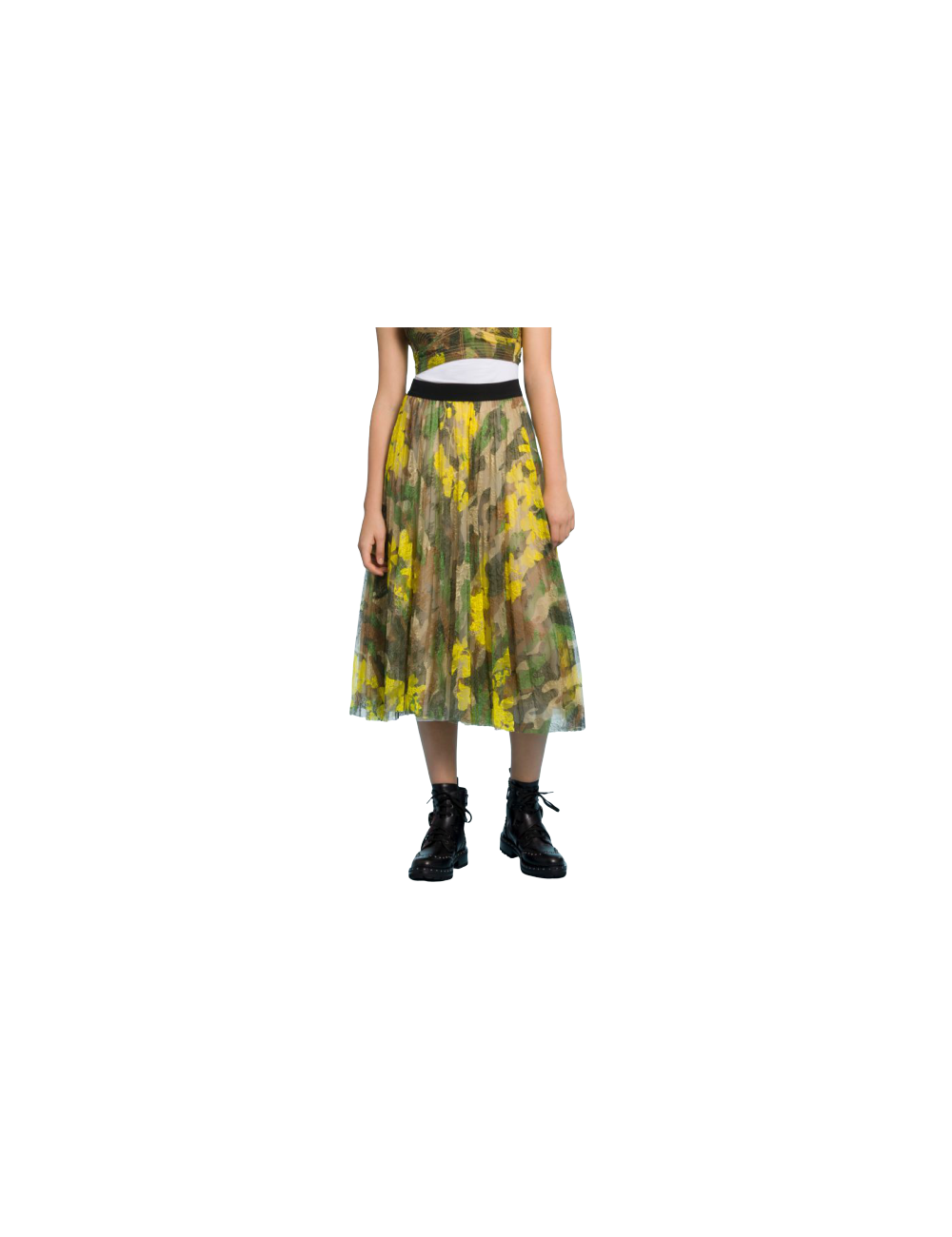 Jupe en dentelle camouflage Ermanno Scervino - BIG BOSS MEGEVE Jupe en dentelle camouflage Ermanno Scervino - BIG BOSS MEGEVE