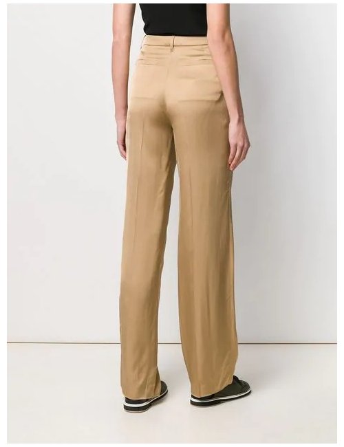 beige flared jeans